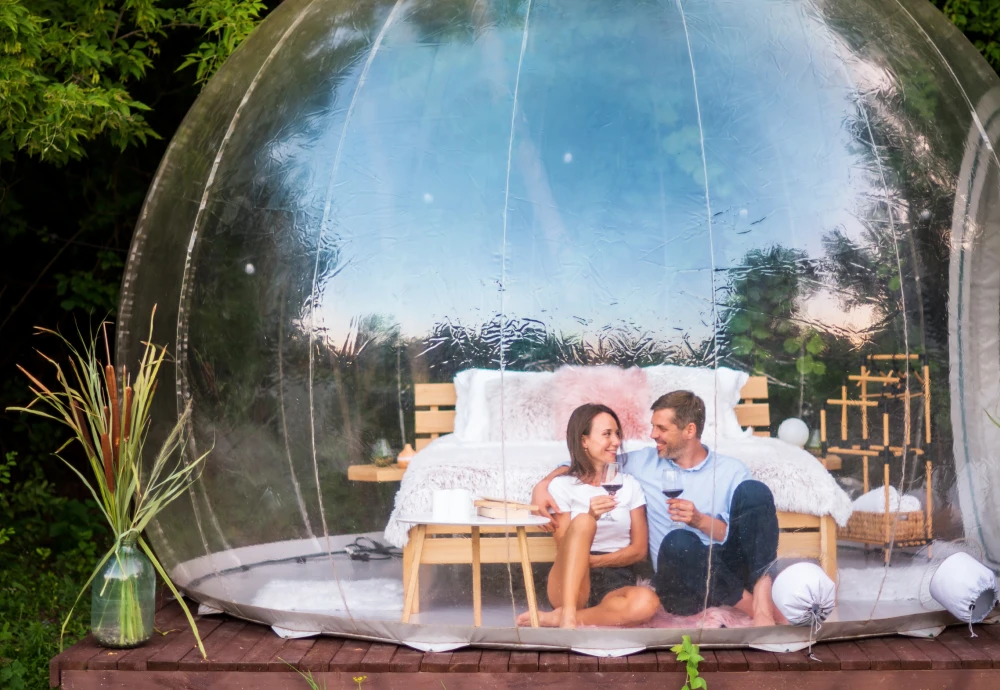 camping clear inflatable bubble tent